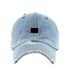 Movie Slateboard Vintage Baseball Cap Embroidered Cotton Adjustable Distressed Dad Hat