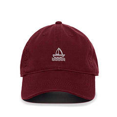 Boat Baseball Cap Embroidered Cotton Adjustable Dad Hat