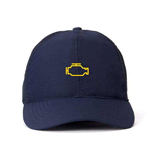 Check Engine Light Baseball Cap Embroidered Cotton Adjustble Dad Hat