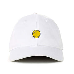 Tennis Ball Baseball Cap Embroidered Cotton Adjustable Dad Hat
