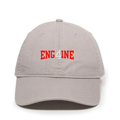 Engine 4 FD Dad Baseball Cap Embroidered Cotton Adjustable Dad Hat
