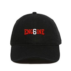 Engine 6 FD Dad Baseball Cap Embroidered Cotton Adjustable Dad Hat