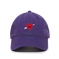 Mom Arrow Baseball Cap Embroidered Cotton Adjustable Dad Hat