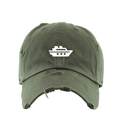 Cruise Ship Vintage Baseball Cap Embroidered Cotton Adjustable Distressed Dad Hat