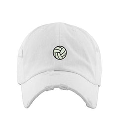 Volleyball Vintage Baseball Cap Embroidered Cotton Adjustable Distressed Dad Hat