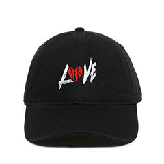 Love Ball Dad Baseball Cap Embroidered Cotton Adjustable Dad Hat