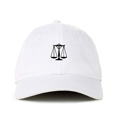Scale Balance Baseball Cap Embroidered Cotton Adjustable Dad Hat