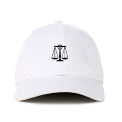 Scale Balance Baseball Cap Embroidered Cotton Adjustable Dad Hat