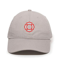 Fire Dept Dad Baseball Cap Embroidered Cotton Adjustable Dad Hat