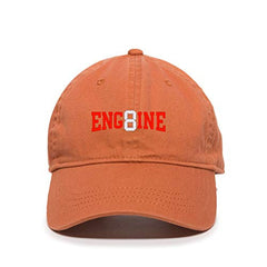 Engine 8 FD Dad Baseball Cap Embroidered Cotton Adjustable Dad Hat