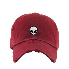 Alien Vintage Baseball Cap Embroidered Cotton Adjustable Distressed Dad Hat