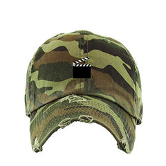 Movie Slateboard Vintage Baseball Cap Embroidered Cotton Adjustable Distressed Dad Hat