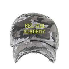 Bel-Air Academy Vintage Baseball Cap Embroidered Cotton Adjustable Distressed Dad Hat