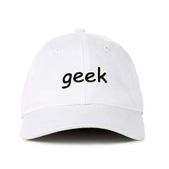 Geek Baseball Cap Embroidered Cotton Adjustable Dad Hat