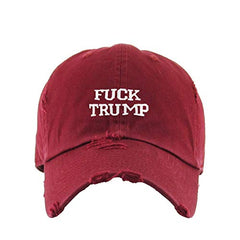 FCK Trump Vintage Baseball Cap Embroidered Cotton Adjustable Distressed Dad Hat