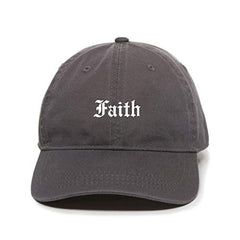 Faith Dad Baseball Cap Embroidered Cotton Adjustable Dad Hat