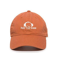 Feel The Bern Dad Baseball Cap Embroidered Cotton Adjustable Dad Hat