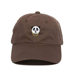 Panda Chains Baseball Cap Embroidered Cotton Adjustable Dad Hat