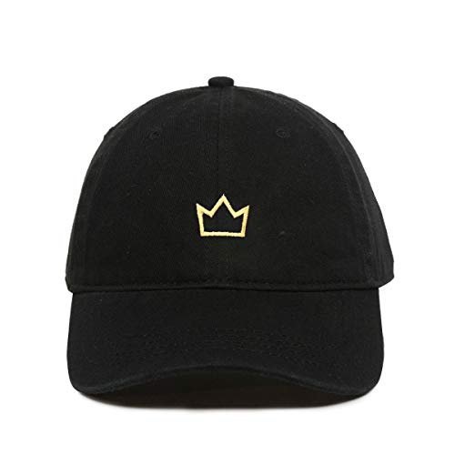 Crown King Baseball Cap Embroidered Cotton Adjustable Dad Hat