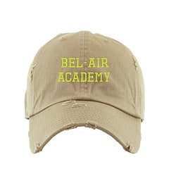 Bel-Air Academy Vintage Baseball Cap Embroidered Cotton Adjustable Distressed Dad Hat