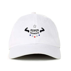 Super Grandpa Dad Baseball Cap Embroidered Cotton Adjustable Dad Hat