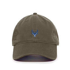 Blue Buck Deer Baseball Cap Embroidered Cotton Adjustable Dad Hat
