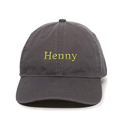 Henny Drink Alcohol Baseball Cap Embroidered Cotton Adjustable Dad Hat