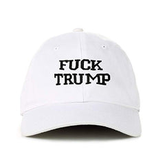 Fuck Trump MAGA Baseball Cap Embroidered Cotton Adjustable Dad Hat