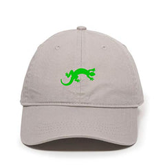 Lizard Dad Baseball Cap Embroidered Cotton Adjustable Dad Hat