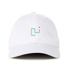 Retro Snake Game Baseball Cap Embroidered Cotton Adjustable Dad Hat