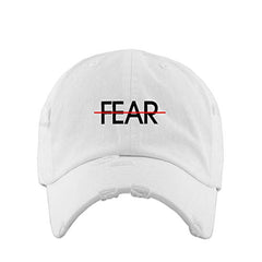 No Fear Vintage Baseball Cap Embroidered Cotton Adjustable Distressed Dad Hat