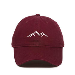 Mountain Outdoors Baseball Cap Embroidered Cotton Adjustable Dad Hat