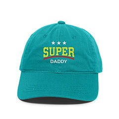 Super Daddy Dad Baseball Cap Embroidered Cotton Adjustable Dad Hat