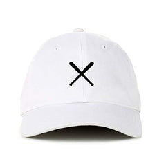 Baseball Bat Baseball Cap Embroidered Cotton Adjustable Dad Hat