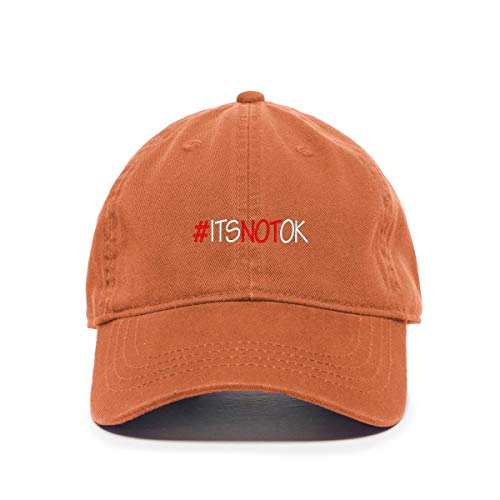 Itsnotok Baseball Cap Embroidered Cotton Adjustable Dad Hat