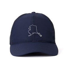 Alaska Map Outline Dad Baseball Cap Embroidered Cotton Adjustable Dad Hat