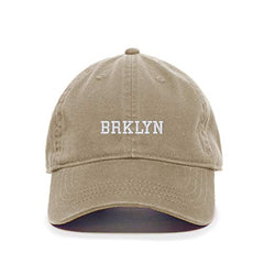 Brklyn Baseball Cap Embroidered Cotton Adjustable Dad Hat