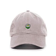 Daisy Baseball Cap Embroidered Cotton Adjustable Dad Hat