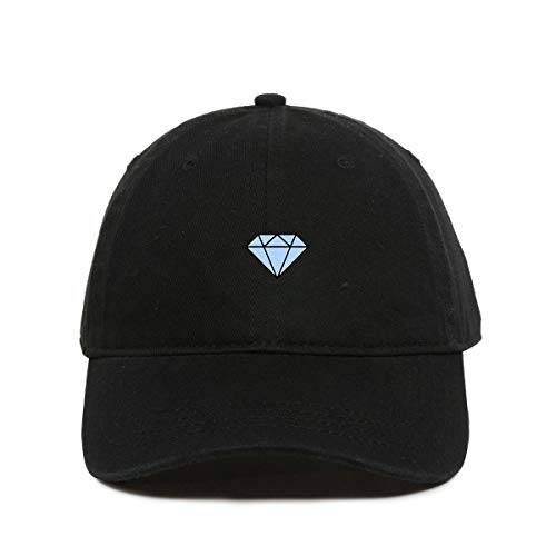 Diamond Baseball Cap Embroidered Cotton Adjustable Dad Hat