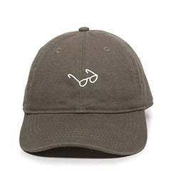 Eyeglasses Dad Baseball Cap Embroidered Cotton Adjustable Dad Hat