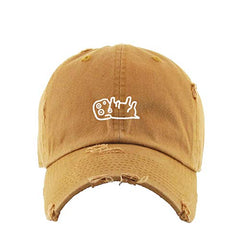 Pineapple Vintage Baseball Cap Embroidered Cotton Adjustable Distressed Dad Hat