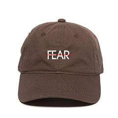 No Fear Dad Baseball Cap Embroidered Cotton Adjustable Dad Hat