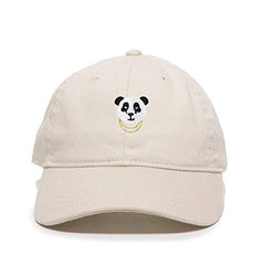 Panda Chains Baseball Cap Embroidered Cotton Adjustable Dad Hat