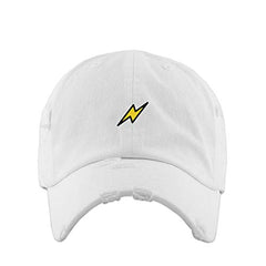 Bolt Vintage Baseball Cap Embroidered Cotton Adjustable Distressed Dad Hat