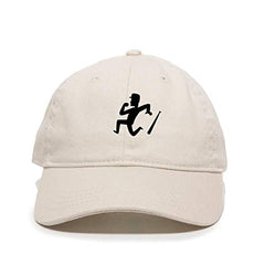 Baseball Runner Baseball Cap Embroidered Cotton Adjustable Dad Hat