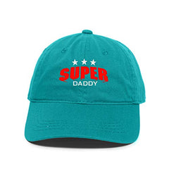 Super Daddy Dad Baseball Cap Embroidered Cotton Adjustable Dad Hat