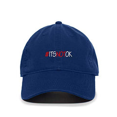 Itsnotok Baseball Cap Embroidered Cotton Adjustable Dad Hat