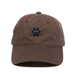 Paw Baseball Cap Embroidered Cotton Adjustable Dad Hat