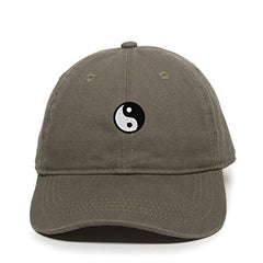 Yin Yang Baseball Cap Embroidered Cotton Adjustable Dad Hat