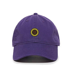 Sunflowers Baseball Cap Embroidered Cotton Adjustable Dad Hat